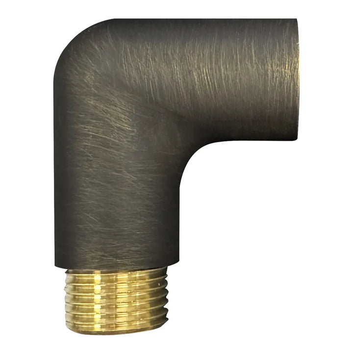 Outdoor Landscape Lighting LED 12V Low Voltage BRL2 Cast Brass 90° Coupling | Landscape Lighting Accessory Extension Dark Brass