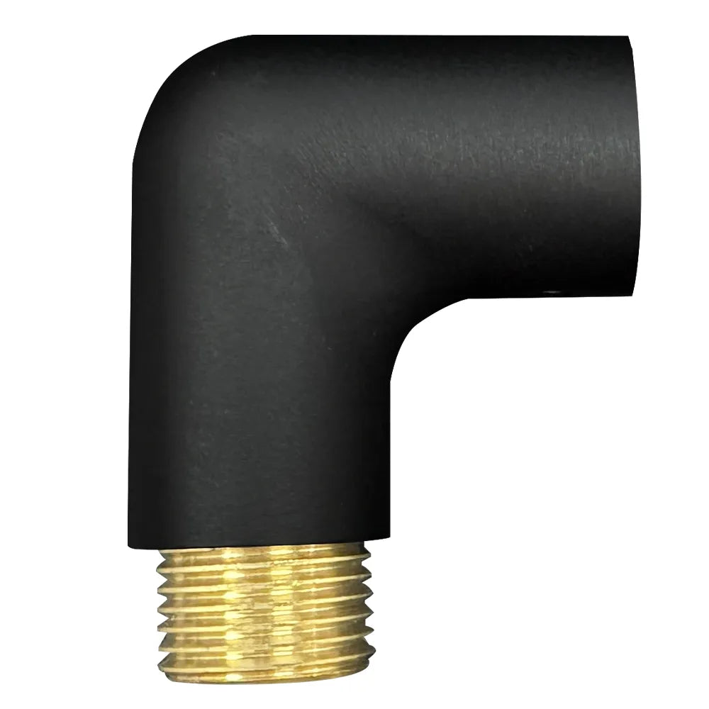 Outdoor Landscape Lighting LED 12V Low Voltage BRL2 Cast Brass 90° Coupling | Landscape Lighting Accessory Extension Black Brass