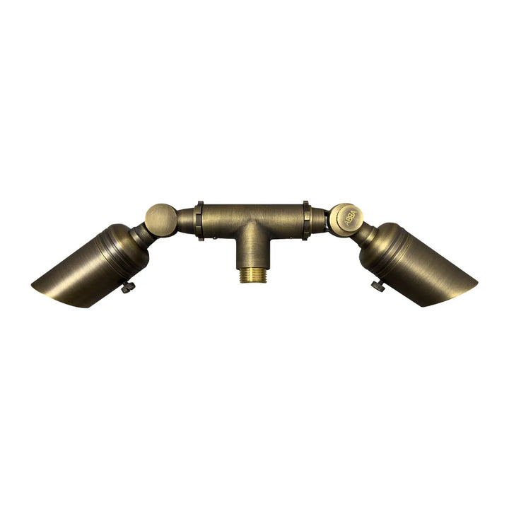 Outdoor Landscape Lighting LED 12V Low Voltage BRT1 Cast Brass T-Bar Coupling | Landscape Lighting Accessory