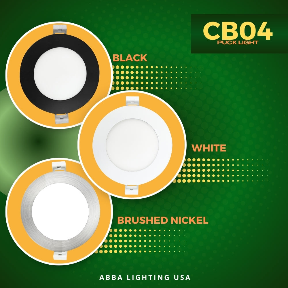 Outdoor Landscape Lighting LED 12V Low Voltage CB04 4x/8x/12x Package 10W 3CCT Dimmable Round Slim 12V AC/DC LED Panel Light Low Voltage Lighting Fixture
