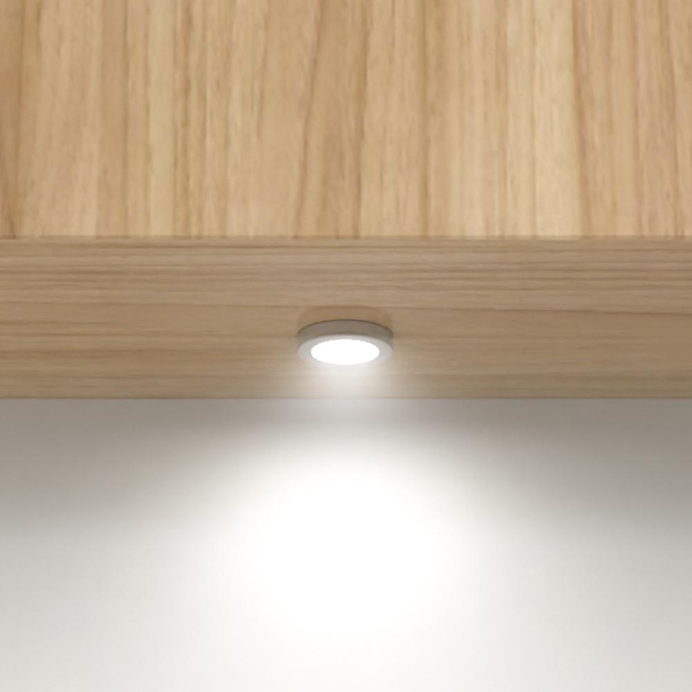 CB07 Round LED Dimmable Cast Aluminum Recessed Cabinet Light Down Lighting Fixture.