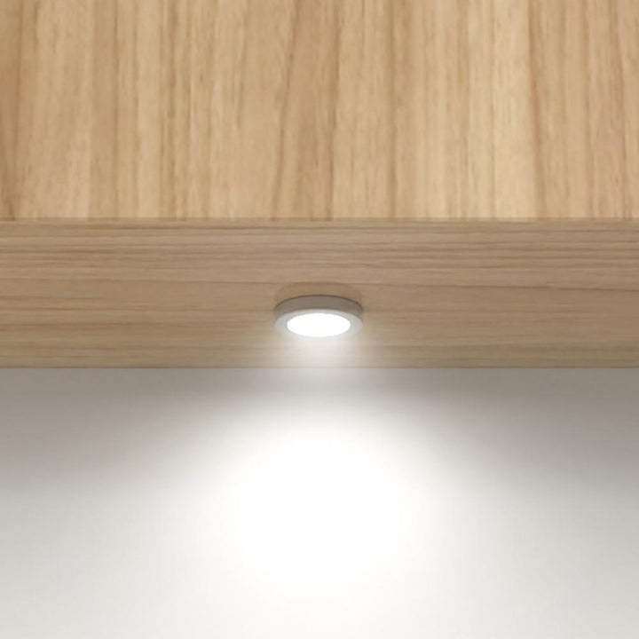 CB07 Round LED Dimmable Cast Aluminum Recessed Cabinet Light Down Lighting Fixture.