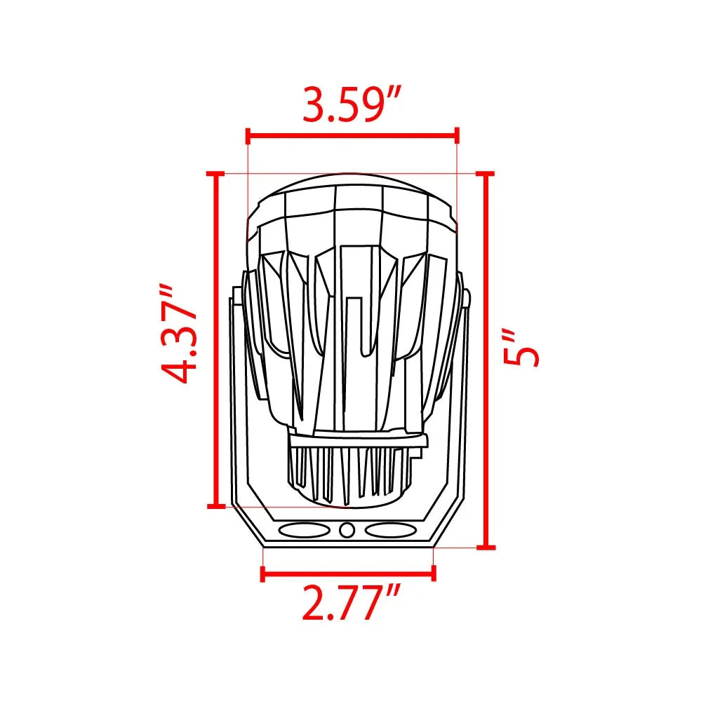CD12 4x/8x/12x Package 12W 3000K Warm White LED Outdoor Aluminum Spotlight Directional Narrow Beam Angle Lighting