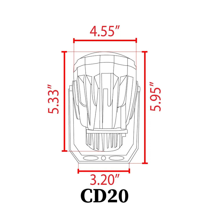 Outdoor Landscape Lighting LED 12V Low Voltage CD20 4x/8x/12x Package 20W 12V Low Voltage Ground LED Aluminum Spotlight Waterproof Outdoor Fixture 3000K / 5000K