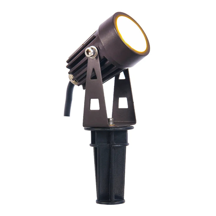 Outdoor Landscape Lighting LED 12V Low Voltage CD43 Cast Aluminum Spotlight | 5W 3000K Warm White Integrated LED 12V Low Voltage Landscape Light