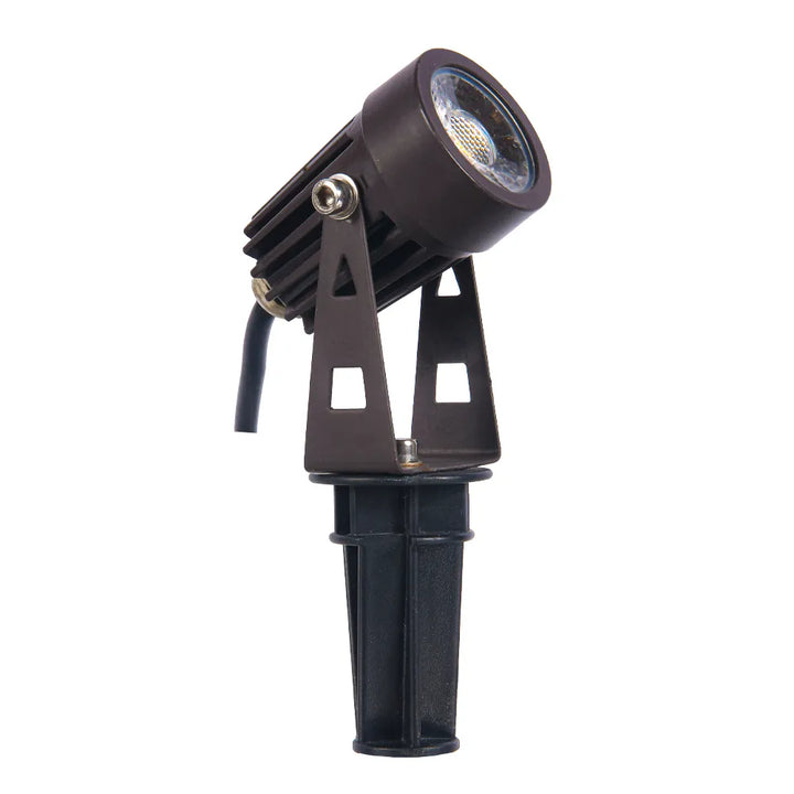 Outdoor Landscape Lighting LED 12V Low Voltage CD43 4x/8x/12x Package 5W 12V Low Voltage Waterproof LED Landscape Narrow Beam Directional Outdoor Aluminum Spotlight