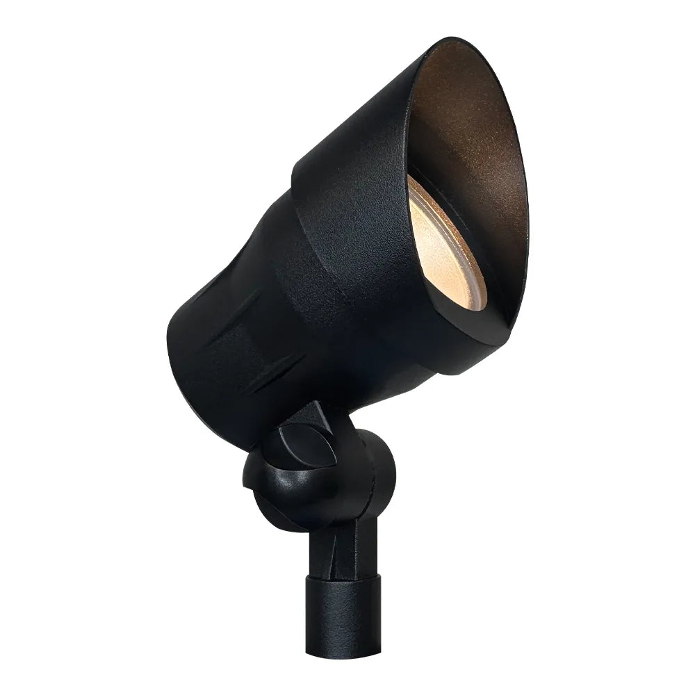 CD45 Cast Aluminum Spotlight | 5W 3000K Warm White Integrated LED Low Voltage Landscape Light