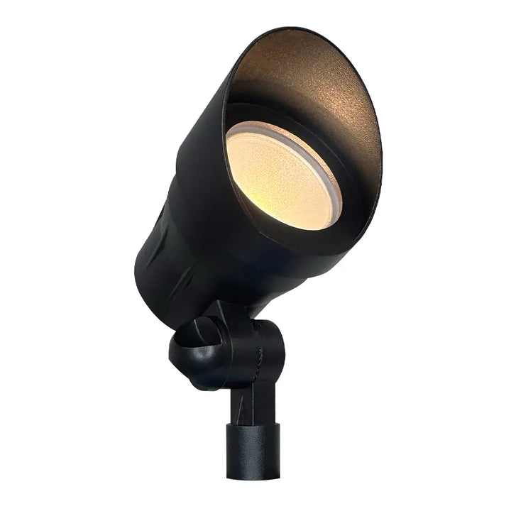 CD45 Cast Aluminum Spotlight | 5W 3000K Warm White Integrated LED Low Voltage Landscape Light