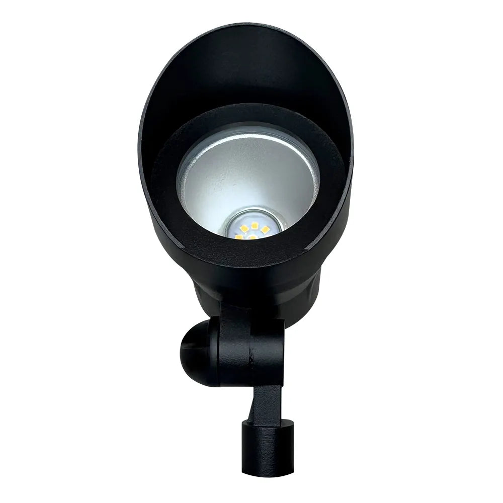 CD45 Cast Aluminum Spotlight | 5W 3000K Warm White Integrated LED Low Voltage Landscape Light