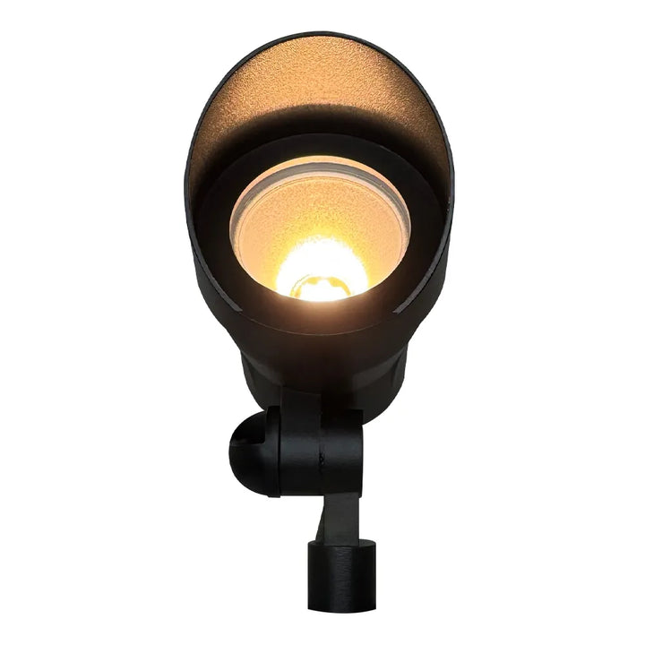 CD45 Cast Aluminum Spotlight | 5W 3000K Warm White Integrated LED Low Voltage Landscape Light