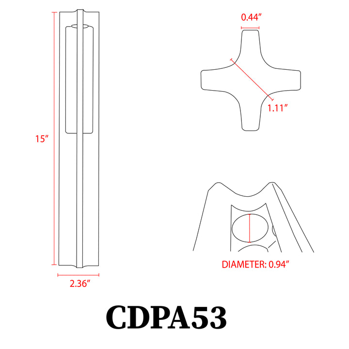 CDPA53 Cast Aluminum Path Light | 3W 3000K Warm White Integrated LED Low Voltage Landscape Light