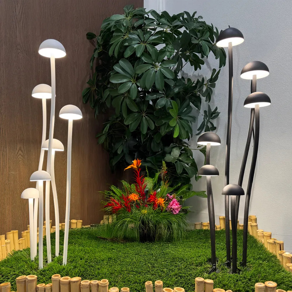 CDPA71 4x/8x/12x Package Mushroom Aluminum 3000K Warm White Integrated LED Low Voltage Path Light