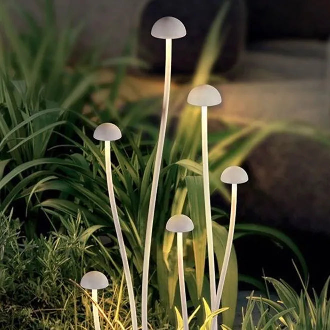 CDPA71 4x/8x/12x Package Mushroom Aluminum 3000K Warm White Integrated LED Low Voltage Path Light