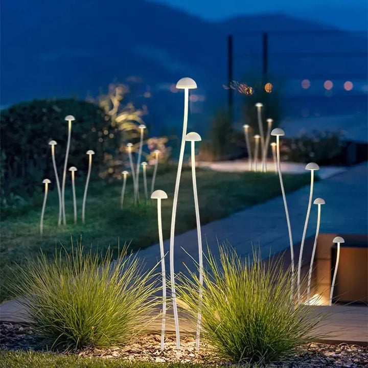 CDPA71 4x/8x/12x Package Mushroom Aluminum 3000K Warm White Integrated LED Low Voltage Path Light