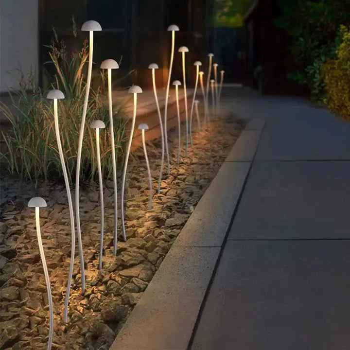 CDPA71 4x/8x/12x Package Mushroom Aluminum 3000K Warm White Integrated LED Low Voltage Path Light
