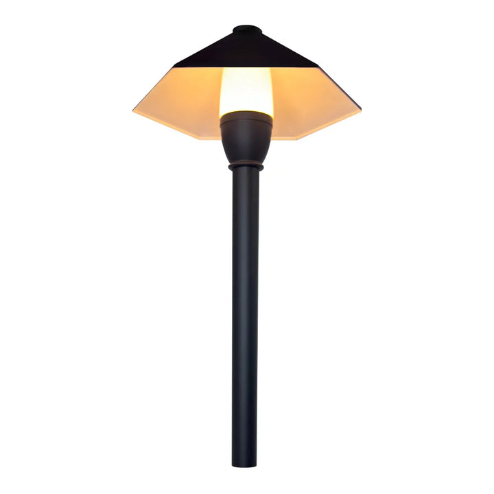 CDPA78 3W 12V AC/DC Low Voltage Hexagon Umbrella Hat 5CCT Integrated LED Aluminum Path Light