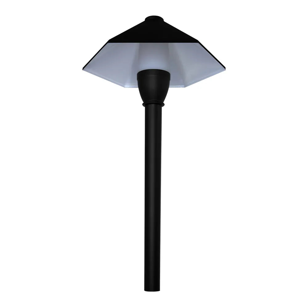 Outdoor Landscape Lighting LED 12V Low Voltage CDPA78 4x/8x/12x Package 3W 12V AC/DC Low Voltage Hexagon Umbrella Hat 5CCT Integrated LED Aluminum Path Light