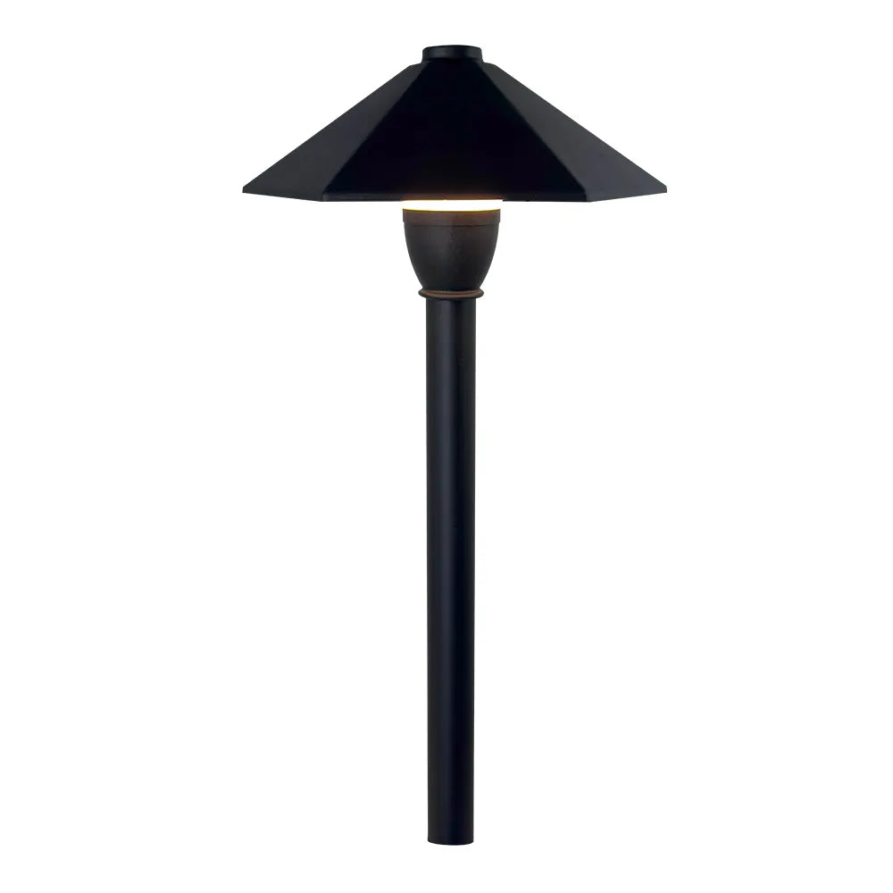 Outdoor Landscape Lighting LED 12V Low Voltage CDPA78 4x/8x/12x Package 3W 12V AC/DC Low Voltage Hexagon Umbrella Hat 5CCT Integrated LED Aluminum Path Light