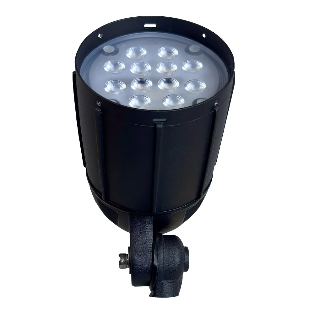 Outdoor Landscape Lighting LED 12V Low Voltage CDRA12 Cast Aluminum Color Changing Spotlight | 12W Integrated RGBW Smart Bluetooth AC12V Low Voltage Landscape Light