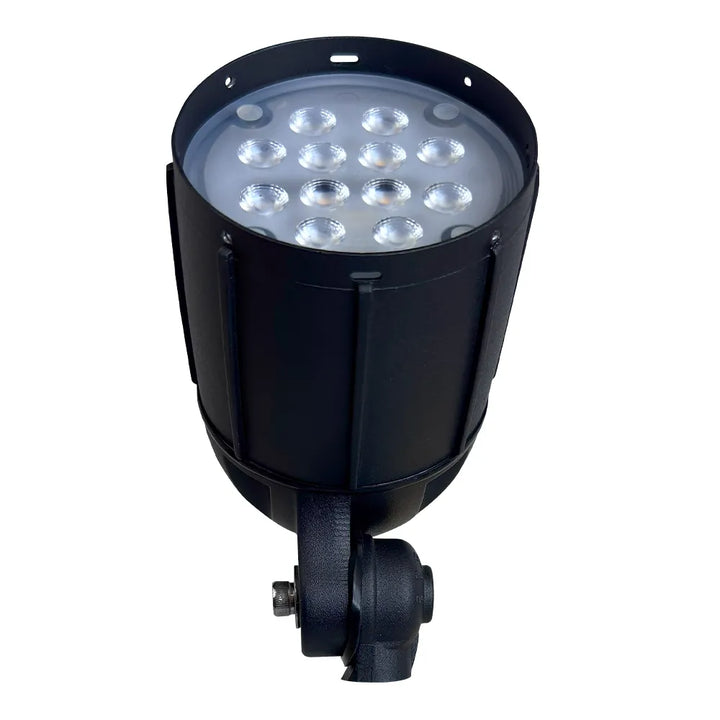 Outdoor Landscape Lighting LED 12V Low Voltage CDRA12 Cast Aluminum Color Changing Spotlight | 12W Integrated RGBW Smart Bluetooth AC12V Low Voltage Landscape Light