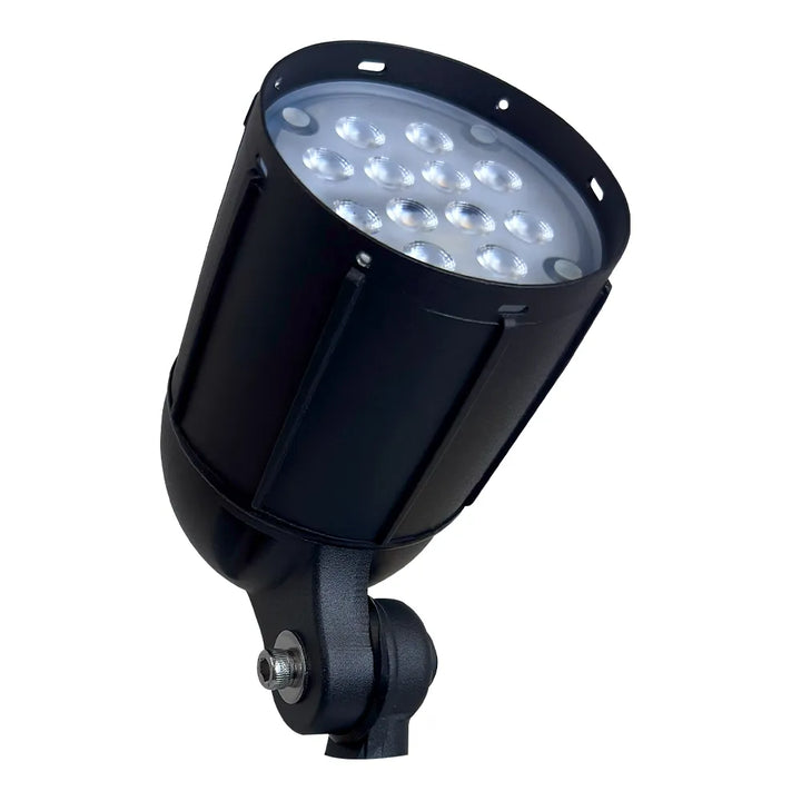 Outdoor Landscape Lighting LED 12V Low Voltage CDRA12 Cast Aluminum Color Changing Spotlight | 12W Integrated RGBW Smart Bluetooth AC12V Low Voltage Landscape Light