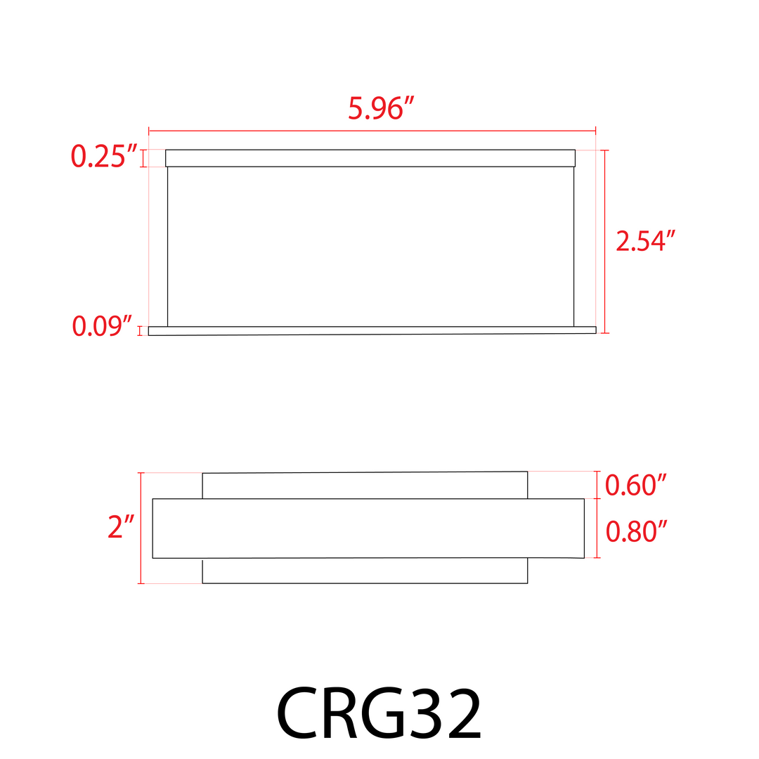 CRG32 4x/8x/12x Package Paver Well Light - Heavy Duty Cast Aluminum, IP65 2W AC/DC 12V Low Voltage COB 3000K