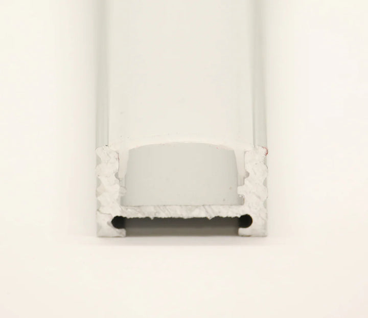 BN250 Rectangular Surface Mounted 8 ft Aluminum Channel 10 Pack for 0.46" LED Strip Light Cover with End Caps