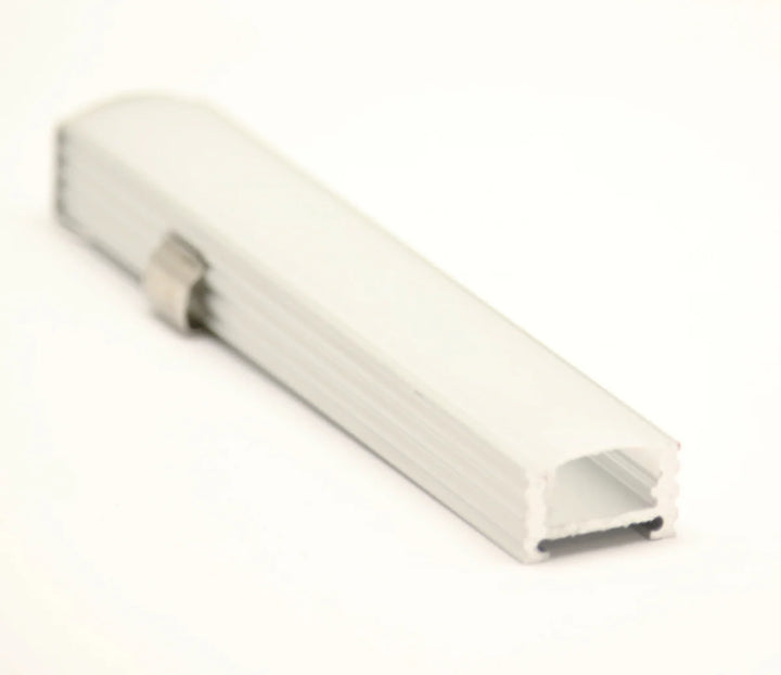 BN250 Rectangular Surface Mounted 8 ft Aluminum Channel 10 Pack for 0.46" LED Strip Light Cover with End Caps