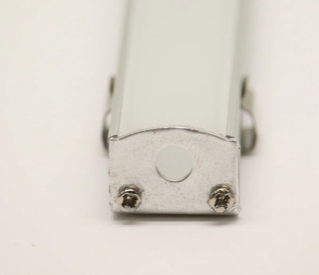 BN250 Rectangular Surface Mounted 8 ft Aluminum Channel 10 Pack for 0.46" LED Strip Light Cover with End Caps