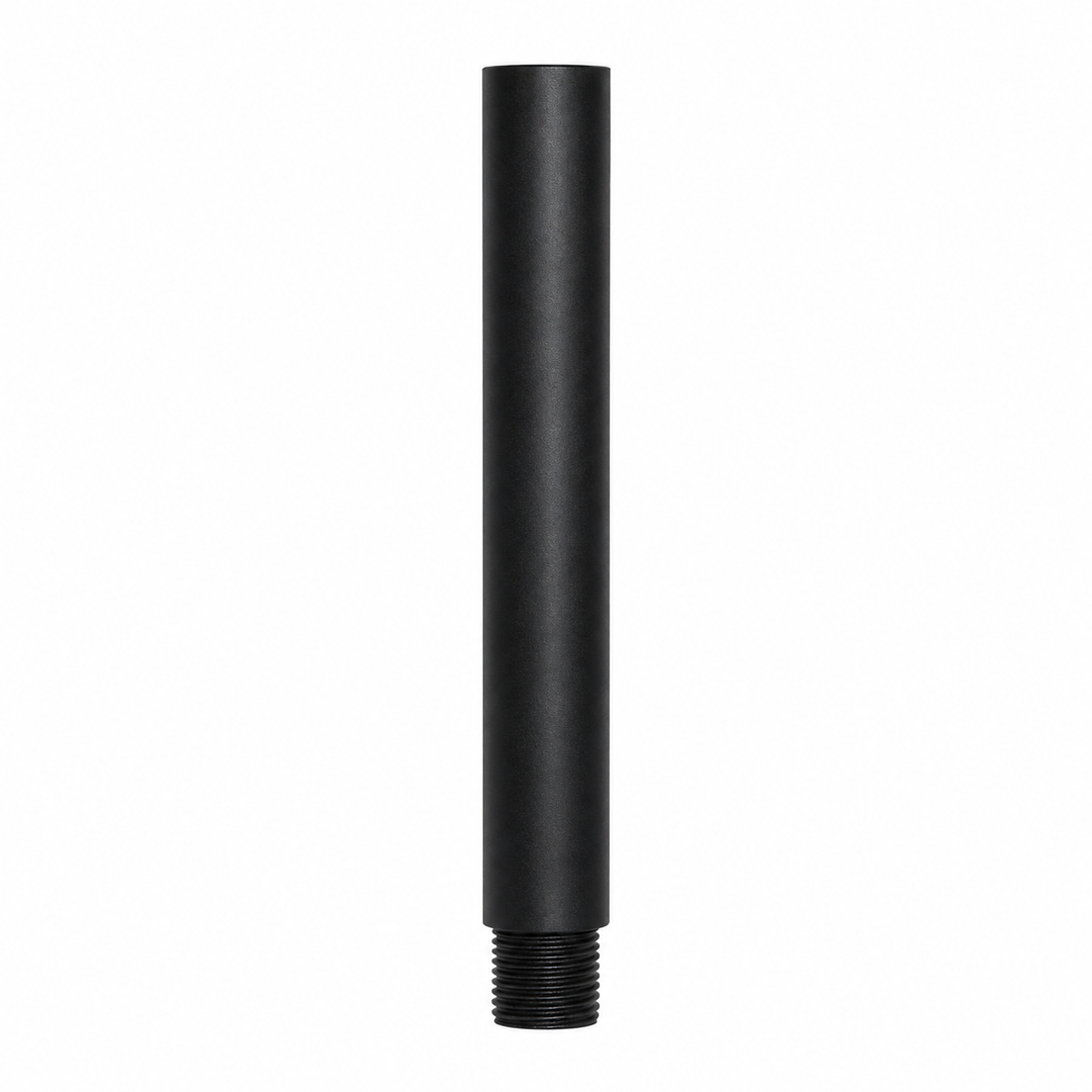 Outdoor Landscape Lighting LED 12V Low Voltage BPE Cast Brass Post Extension 6", 12" or 24" | Landscape Lighting Accessory Black Brass 6"