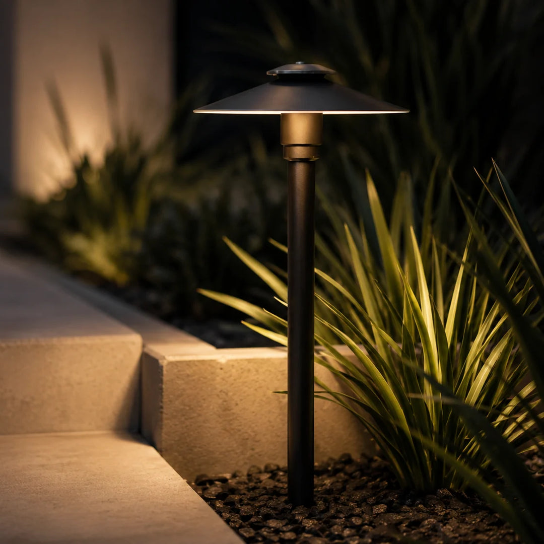 Outdoor Landscape Lighting LED 12V Low Voltage BPLP06 Stelvio Antique Brass Adjustable Path Light Low Voltage Outdoor Lighting