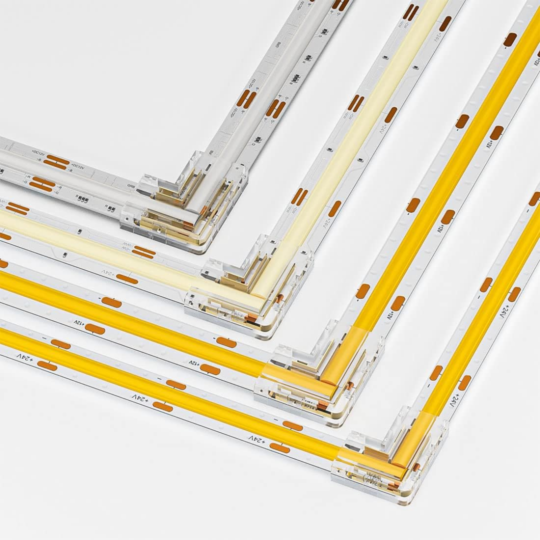 Sld Color 5-Pack SLD 2-Pin Low Voltage COB LED Strip Connectors - Single-Color 5