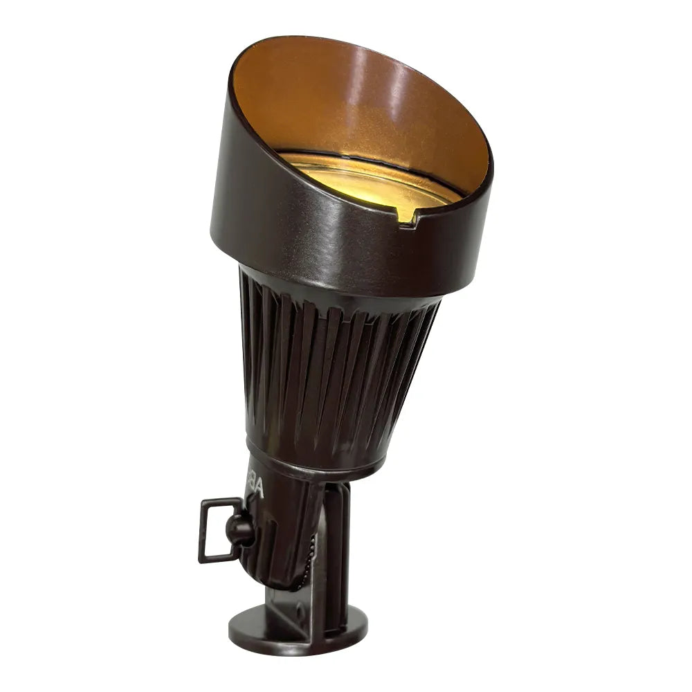 Outdoor Landscape Lighting LED 12V Low Voltage DL02 4x/8x/12x Package 12V Low Voltage Waterproof LED Outdoor Aluminum Spotlight Directional Lighting with 3W 3000K Bulb