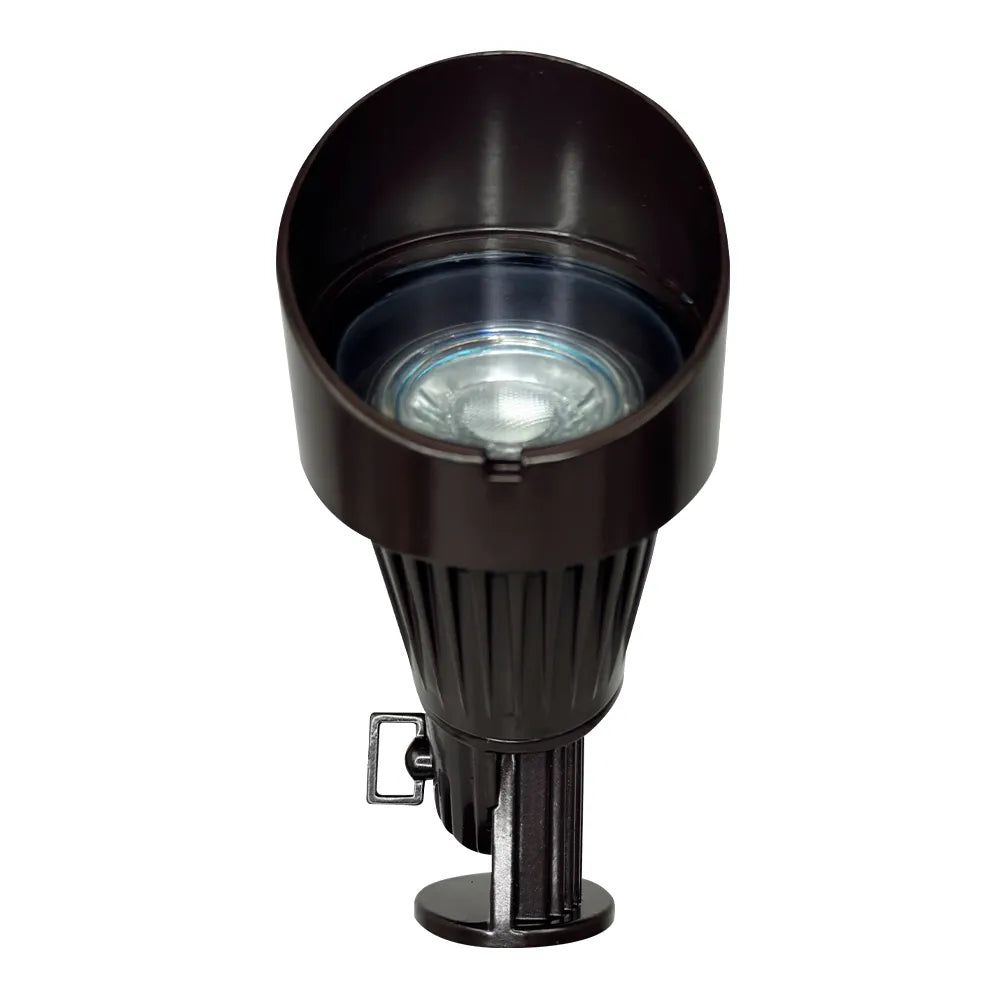 DL02 Cast Aluminum Spotlight | Lamp Ready 12V Low Voltage Landscape Light