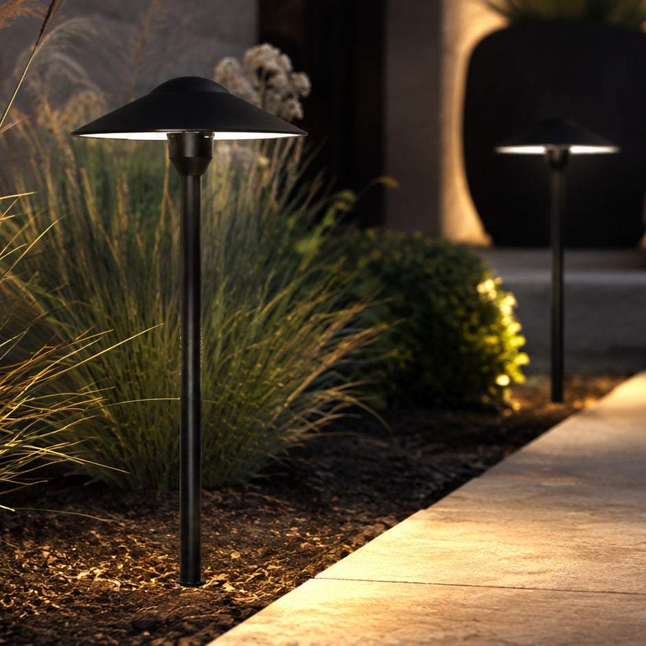 DL03 Cast Aluminum Path Light | 12V Low Voltage Landscape Light Lamp Ready G4 Socket
