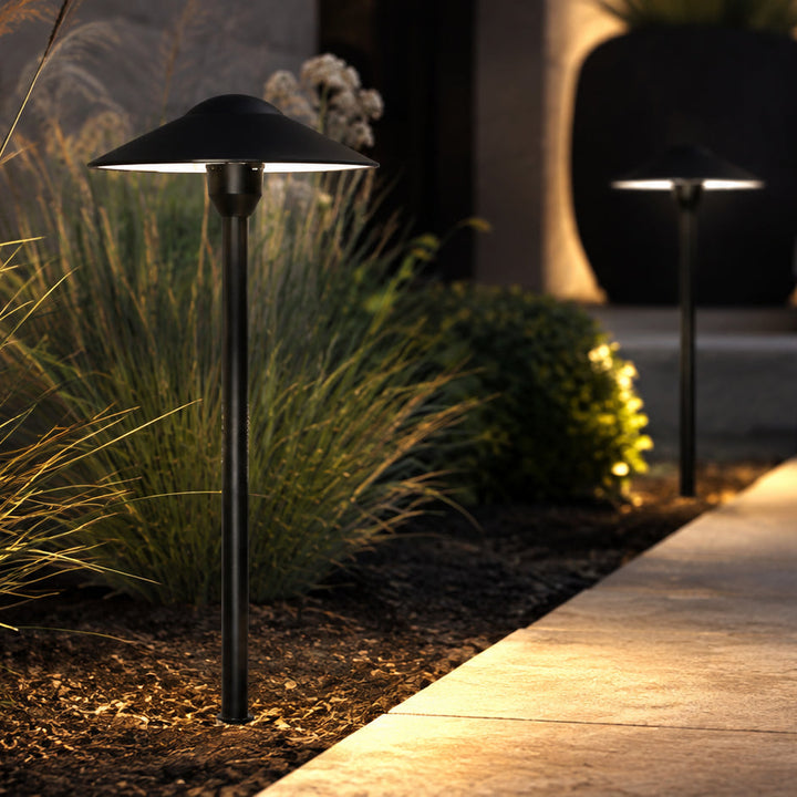 DL03 Cast Aluminum Path Light | 12V Low Voltage Landscape Light Lamp Ready G4 Socket