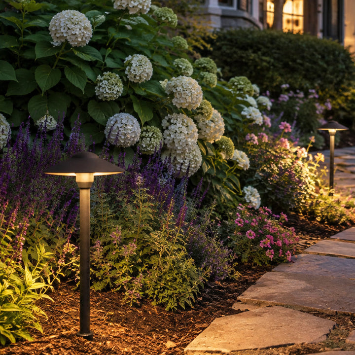 DL03 Cast Aluminum Path Light | 12V Low Voltage Landscape Light Lamp Ready G4 Socket