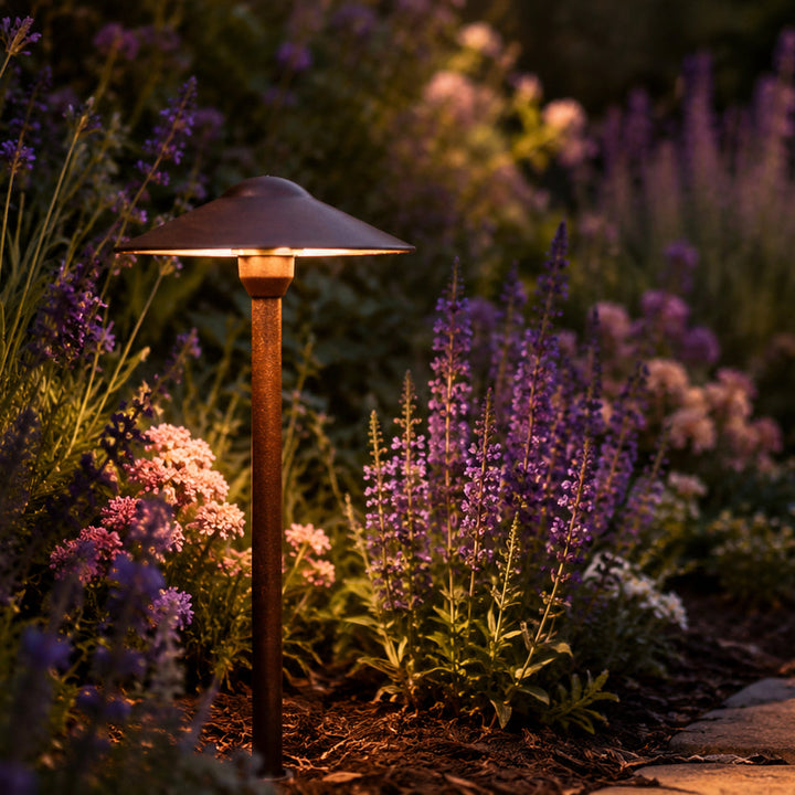 DL03 Cast Aluminum Path Light | 12V Low Voltage Landscape Light Lamp Ready G4 Socket