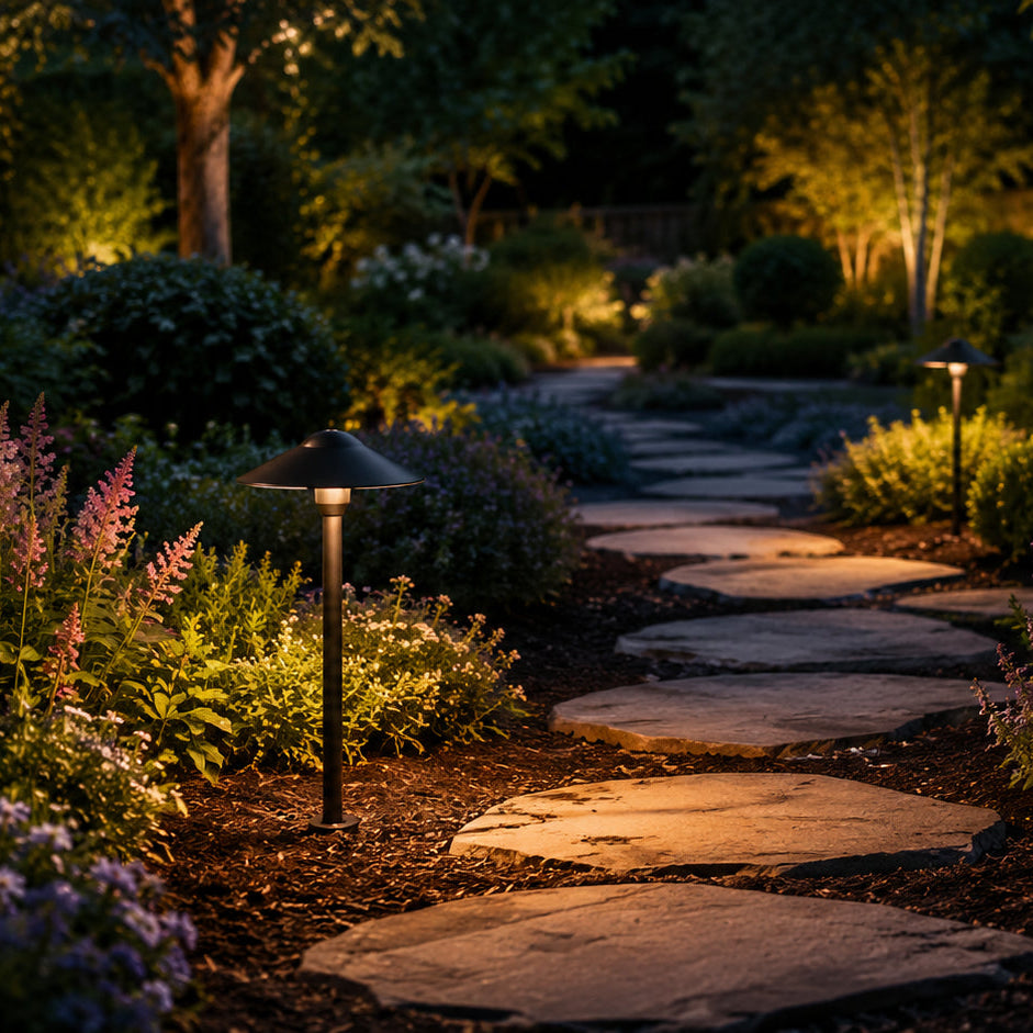 DL03 Cast Aluminum Path Light | 12V Low Voltage Landscape Light Lamp Ready G4 Socket