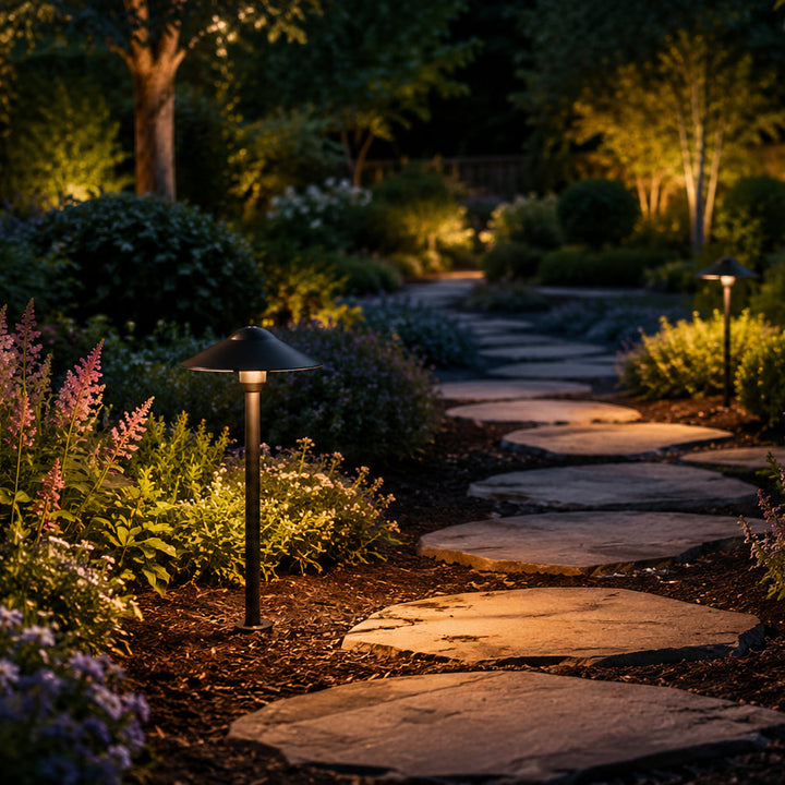 DL03 Cast Aluminum Path Light | 12V Low Voltage Landscape Light Lamp Ready G4 Socket
