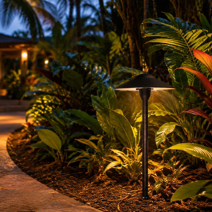 DL03 Cast Aluminum Path Light | 12V Low Voltage Landscape Light Lamp Ready G4 Socket