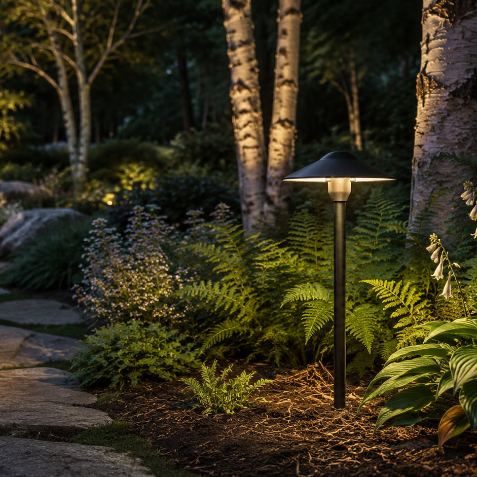 DL03 Cast Aluminum Path Light | 12V Low Voltage Landscape Light Lamp Ready G4 Socket