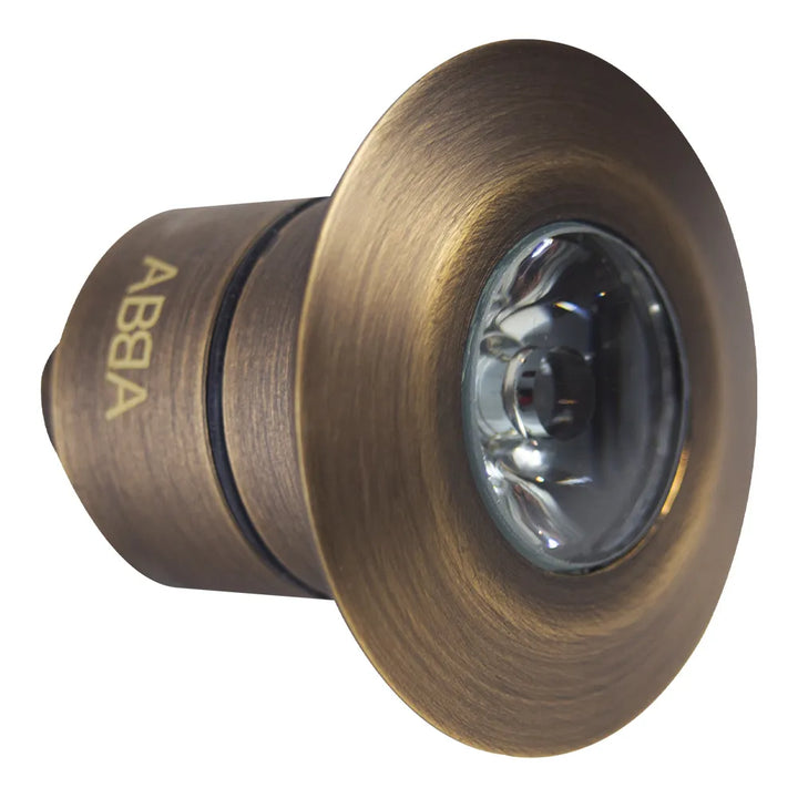 DMB52 Cast Brass In-Ground Well Light | 1.5W 3000K Warm White Integrated LED 12V Low Voltage Landscape Light