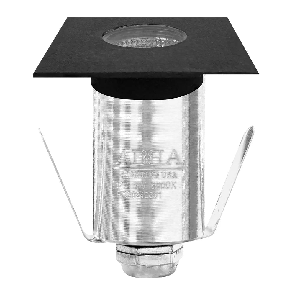 DMS52 4x/8x/12x Package 3W COB 12V Low Voltage LED Square Top Stainless Steel Waterproof In-Ground Landscape Well Light 3000K/5000K