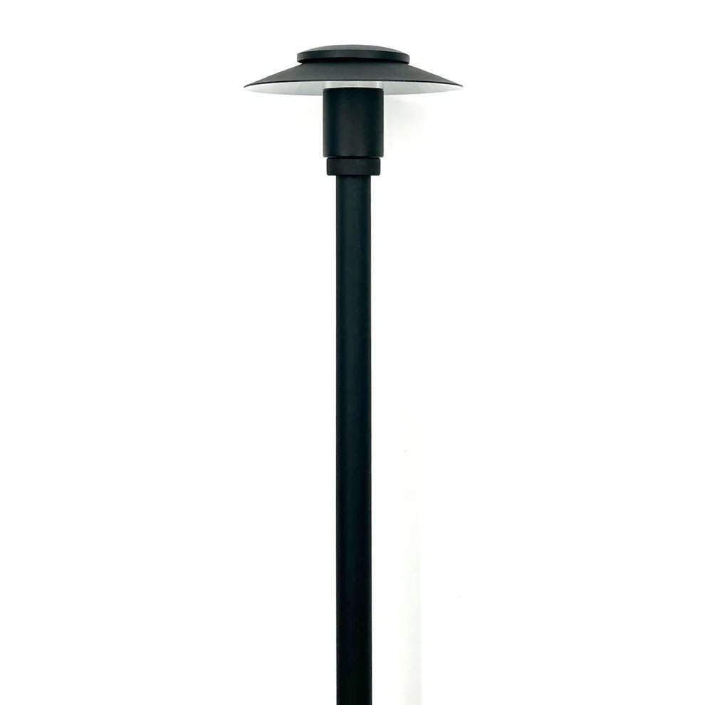BPLP11 Stelvio SH Black Brass Path Light Low Voltage Outdoor Lighting