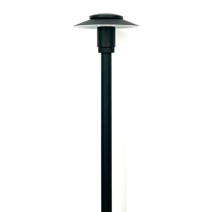 BPLP11 Stelvio SH Black Brass Path Light Low Voltage Outdoor Lighting