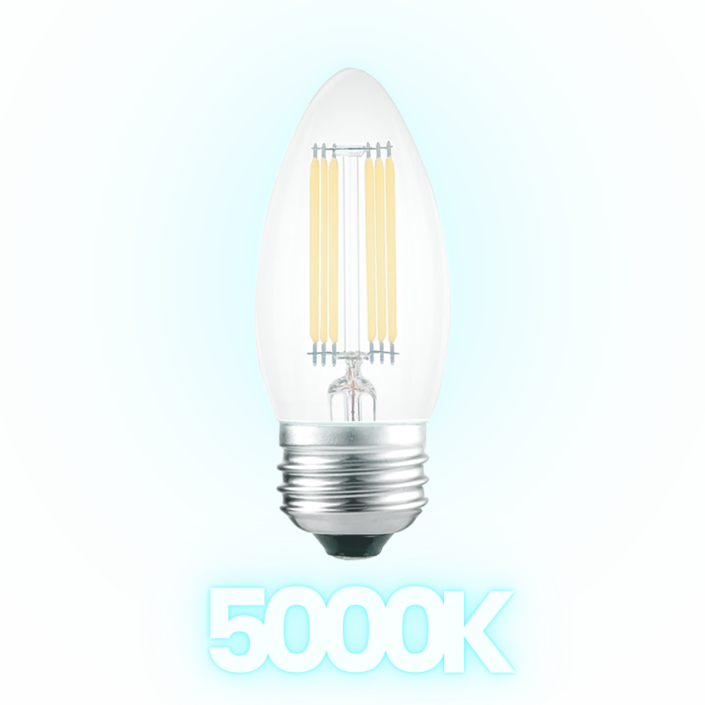 Outdoor Landscape Lighting LED 12V Low Voltage E26 4W 12V Low Voltage LED Glass Edison Light Bulb | Landscape Lighting Accessory Cool White 5000K