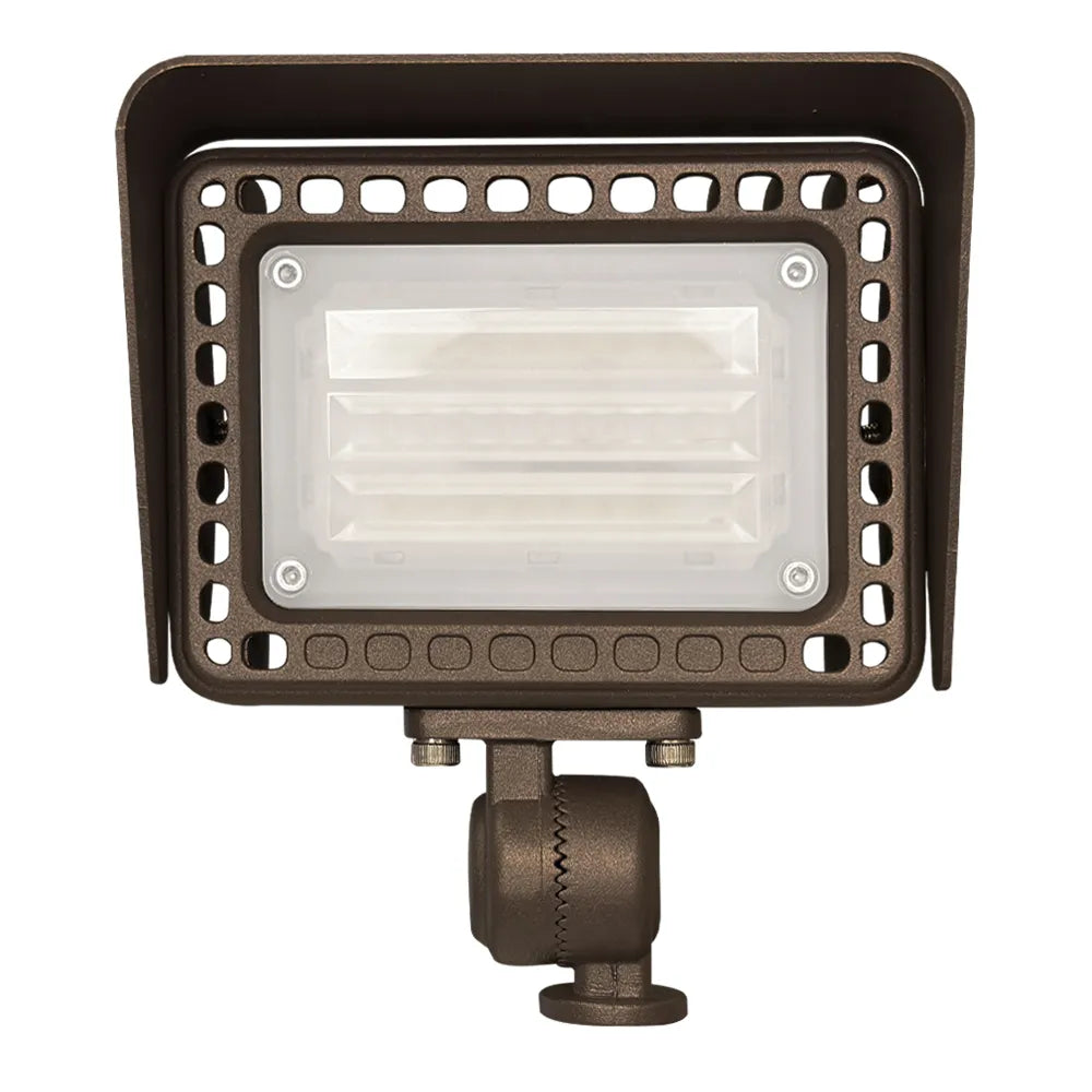 Outdoor Landscape Lighting LED 12V Low Voltage FLARGBCW20 12V Low Voltage 20W RGBCW Outdoor LED Landscape Lighting Bronze Aluminum Floodlight