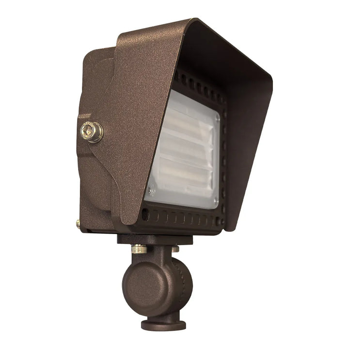 Outdoor Landscape Lighting LED 12V Low Voltage FLARGBCW20 12V Low Voltage 20W RGBCW Outdoor LED Landscape Lighting Bronze Aluminum Floodlight