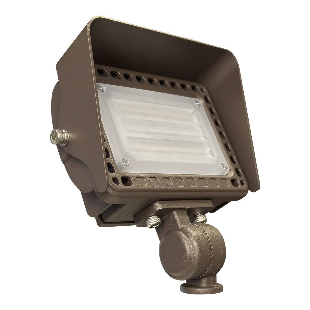 Outdoor Landscape Lighting LED 12V Low Voltage FLARGBCW20 12V Low Voltage 20W RGBCW Outdoor LED Landscape Lighting Bronze Aluminum Floodlight
